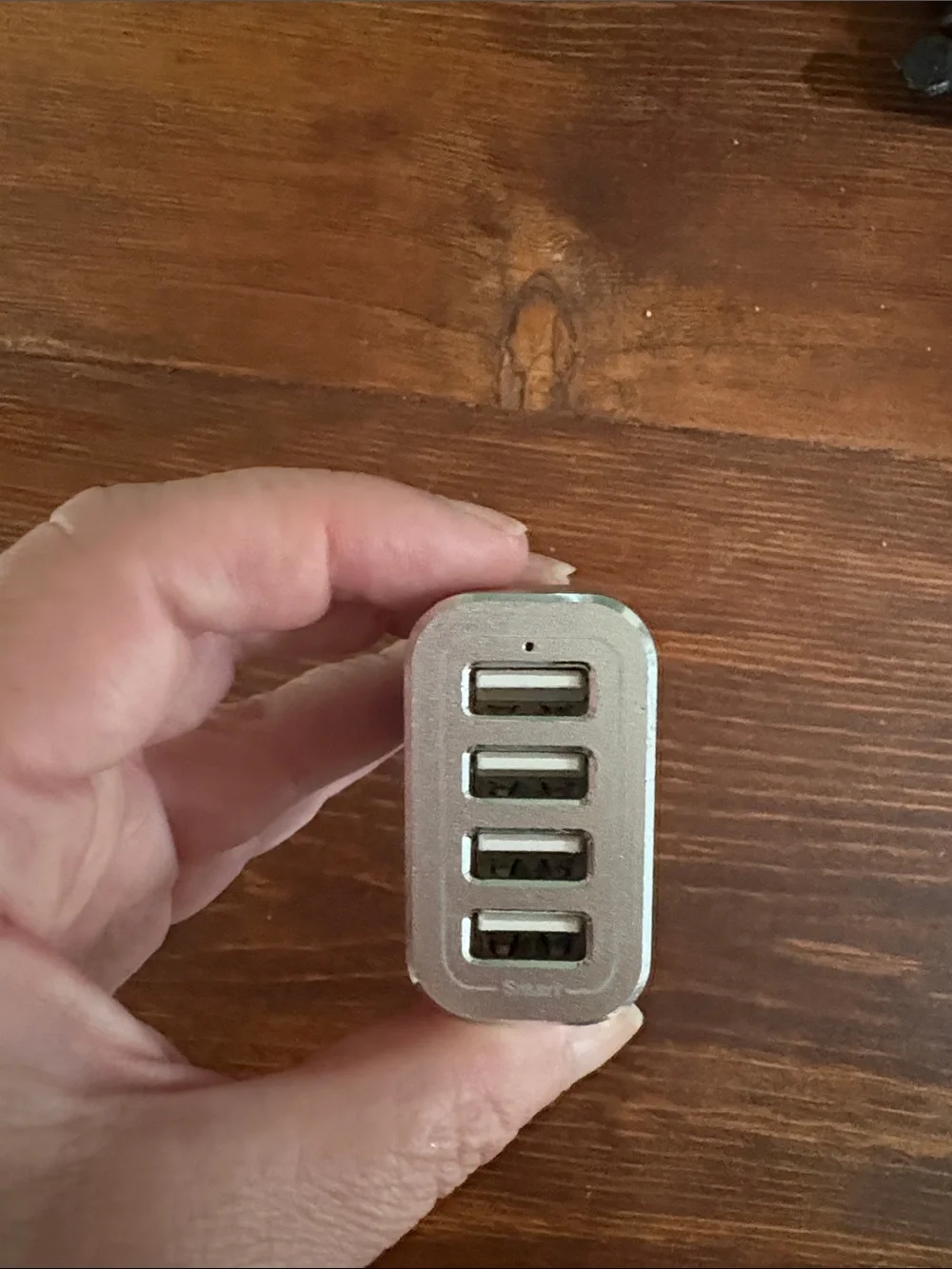 Rapid Charge Black & Silver Car Charger